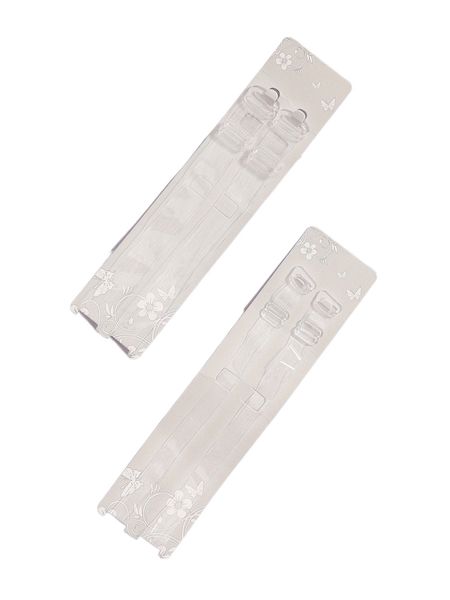 

plus 2pairs clear bra strap s43f#, Black;white