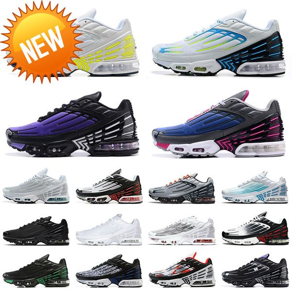 

2023 boots runners mens tn plus 3 running shoes airs tuned laser blue wolf grey tiger graphy pack, Black