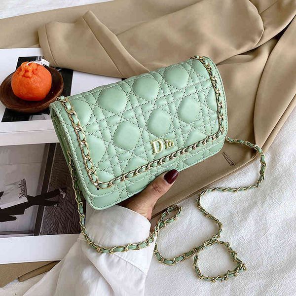 

2022 new designer handbags fashion chain single shoulder oblique cross trend small straight