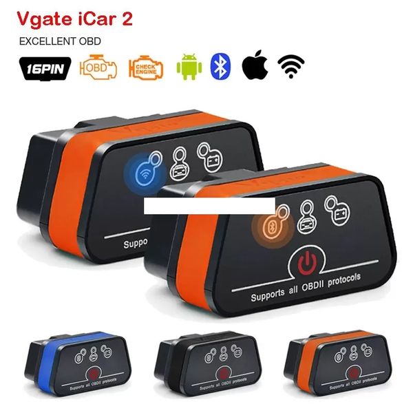 

bluetooth wifi obd2 diagnostic scanner tool mini adapter code reader scan