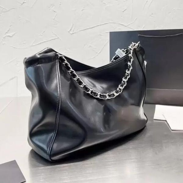 

ladies designer totes shoulder bags matelasse black white hobo women's luxury soft leather shopping crossbody large capacity