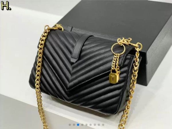 

2022 genuine leather chain purse fashion clutch ady niki bag designer shoulder bags cowhide handbag presbyopic card holder ha yslity dox