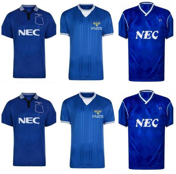 1985 1995 Rotterdam Ferguson EFC Retro Soccer Jersey Kanchelskis Rideout Limpar 86 87 88 Hinchcliffe Jackson Stuart Horne Football Shirts Final Camisetas de