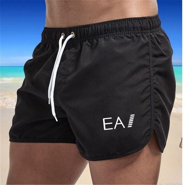

men's shorts fashion swimwear men swimming trunks sunga swimsuit mens swim briefs beach mayo de praia homens maillot bai2520, White;black