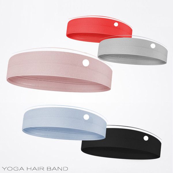 LL Fasce per capelli Yoga da donna per uomo Fitness Excerise Forniture Corsa Palestra Sport Anello per capelli Elasticità Fascia per cintura Hidroschesis