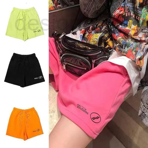 

women's shorts designer well done22 summer new candy drawstring elastic waist printed shorts 85q7, White;black