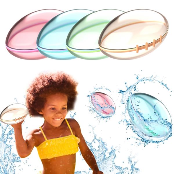 Yeniden kullanılabilir su balonu hızlı dolgu kendi sızdırmaz topu çocuklar oyuncak su bombası sıçrama topu yüzme havuzu için