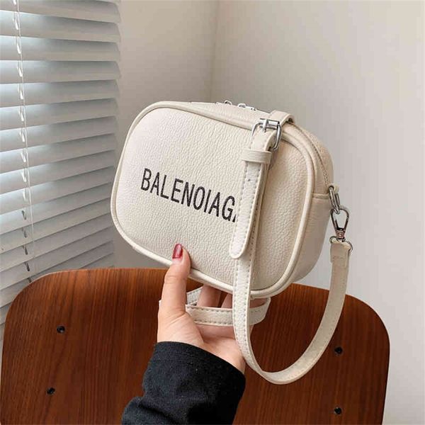 

solid color small round printing fashion simple single shoulder messenger women's bag 80% off outlet online