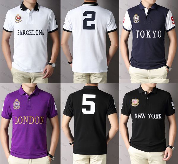 

sale luxury brand wholesale clothing polo shirt men short sleeve t shirt embroidery london new york chicago dubai s-xxl, White;black