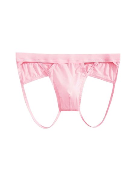 

men tape waist jockstrap r3ls#, Black;brown