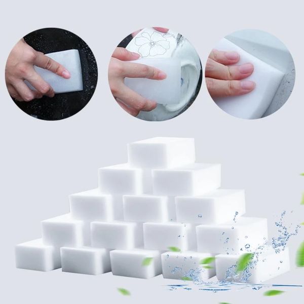 Spugna magica Gomma per pulizia multifunzionale Spugne abrasive in melammina per accessori per la pulizia del bagno della cucina