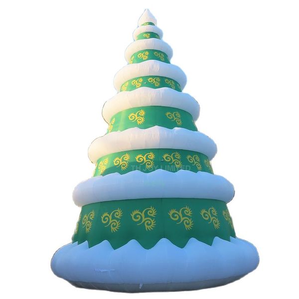 

door ship outdoor activities commercial led lighting giant inflatable christmas tree air balloon model