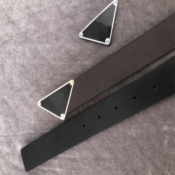 

belts fashion classic for men women designer chastity silver mens black smooth gold buckle leather width 3.6cm with box dresses, Black;brown