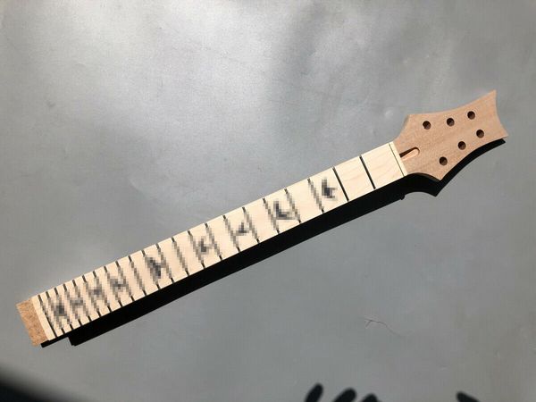 

unfinished 22fret 25.5inch electric guitar neck mahogany+maple wood #p6
