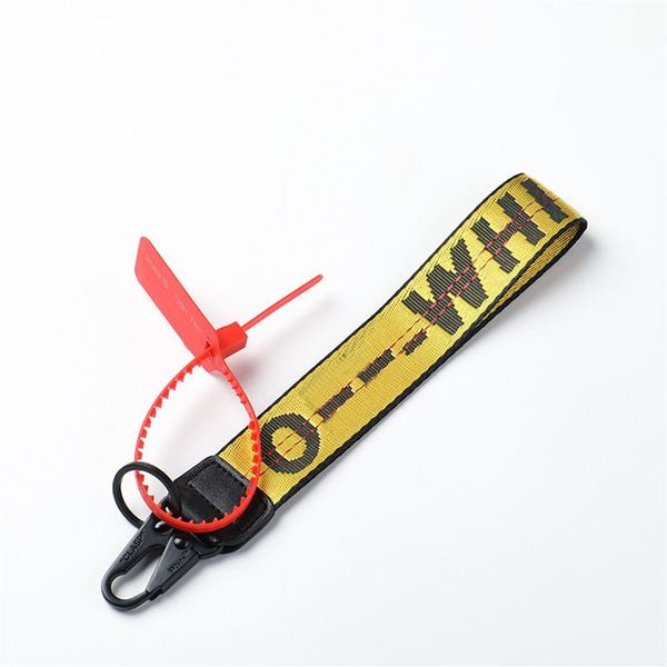 

brand canvas keychains mobile phone key chain european american tide jeans with wrist keys rings camera pendant white black belt 3189e, Silver