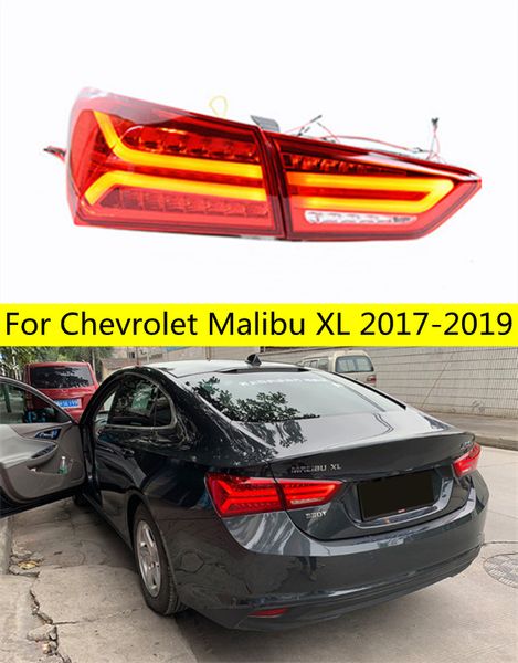 Accessori per le luci della coda di stile per auto per Malibu XL LED LEGGIO 20 16-20 19 Chevrolet DRL DRL Inversione del freno LED LED LAMPAGGIO DEI LED.