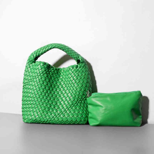 

closely handmade woven handbags and purses for women tote ladies soft leather designer shoulder bucket bag 0628