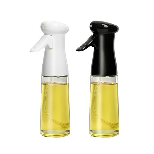 Flacone spray per olio alimentare da 200 ml multifunzione A prova di perdite Spruzzatore fine per olio d'oliva da cucina per cucinare barbecue