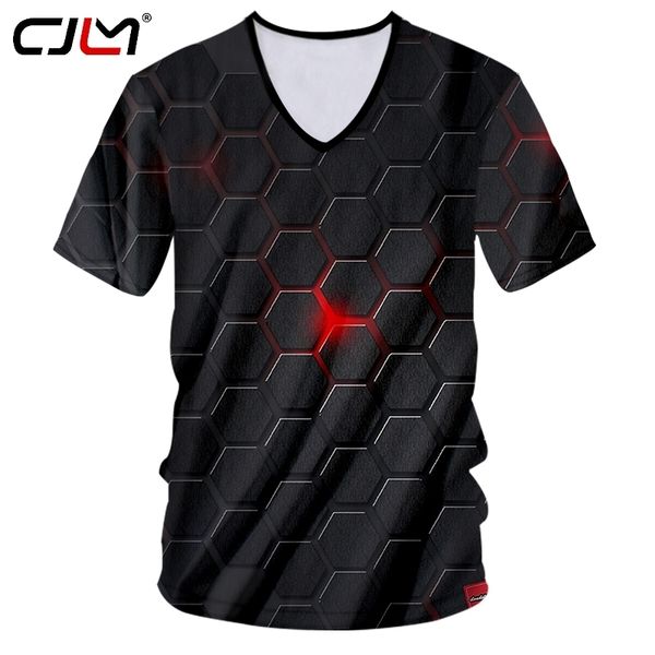 

male 3d vneck t shirt zebra summer t shirt cool plaid diamond hip hop factory plus size 7xl 220623, White;black