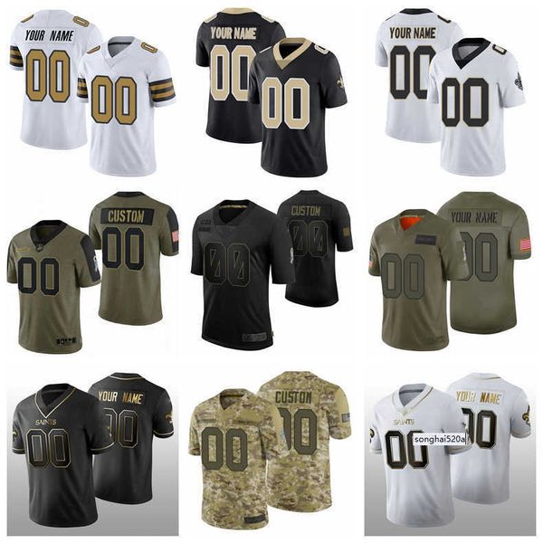 

2021 custom new orleans men women youth saint football edition city split vapor limited stitched jersey size s-6xl, Black
