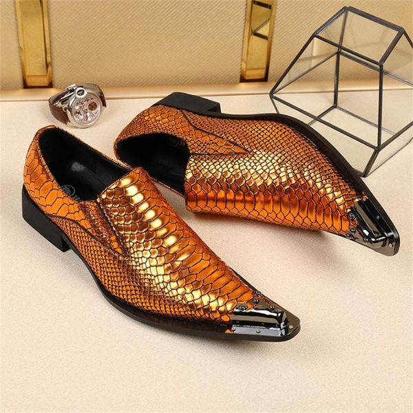 Kleid Schuhe Oxford Für Männer Italienische Marke Sapato Social Masculino Krokodil Haut Leder Slip Auf Loafers Spitz Schuhe Kleid