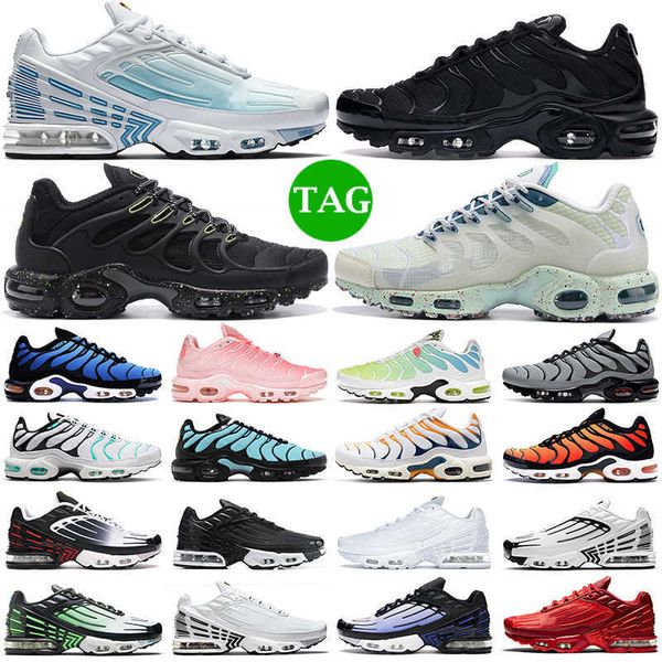 

tn plus 3 terrascape running shoes for men women trainers triple black hyper blue laser atlanta jade obsidian wolf grey crater mens outdoor