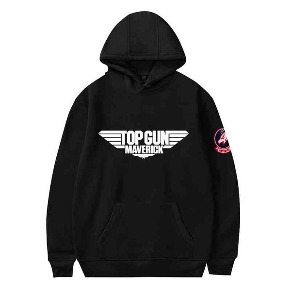 Wawni Gun Maverick Hoodies Sweatshirt Unisex Pullover Hoodie 2022 TV Şovu Sweatshirt Sıradan Sokak Giyim Uzun Kollu