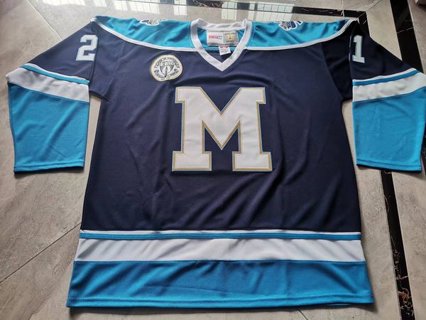 Custom Hockey Jersey Homens Juventude Mulheres Vintage St. Michaels Majors 21 Boyce High School Size S-6XL ou qualquer nome e jersey number