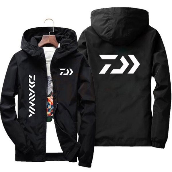 

daiwa fishing suit spring and autumn waterproof jacket men s outdoor sports windproof 220727, Black;brown