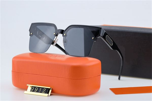 

designer new sunglasses trend personality wild men and women sunglasses uv protection polarized glasses with box, White;black