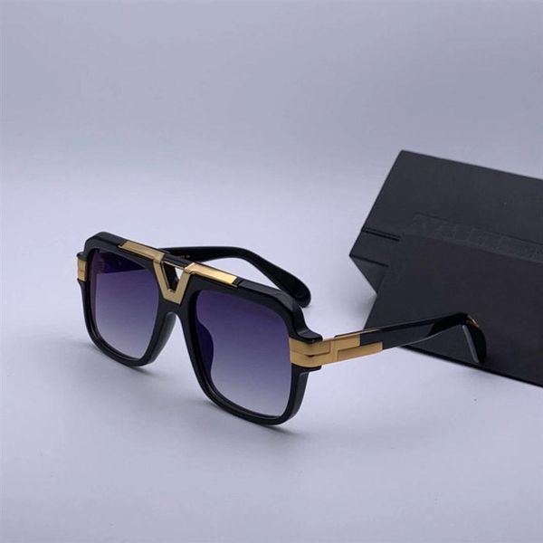 

boss legends 664 sunglasses men's black/gold/ blue gradient lenses square sunglasses shades new with box255t, White;black