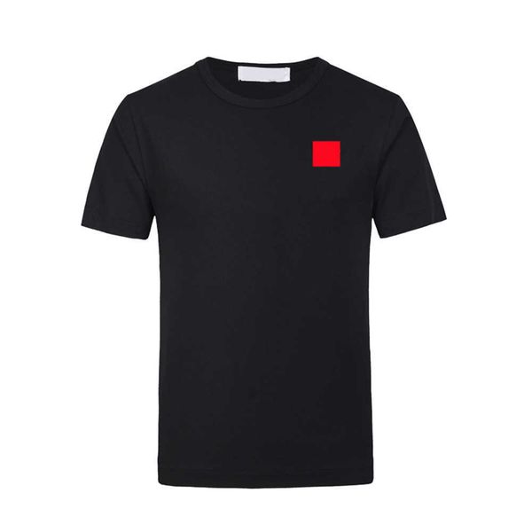 

2023 fashion men designer t shirt high quanlity red heart shirt casual women shirts badge cotton embroidery short sleeve summer tee ei8t, White;black
