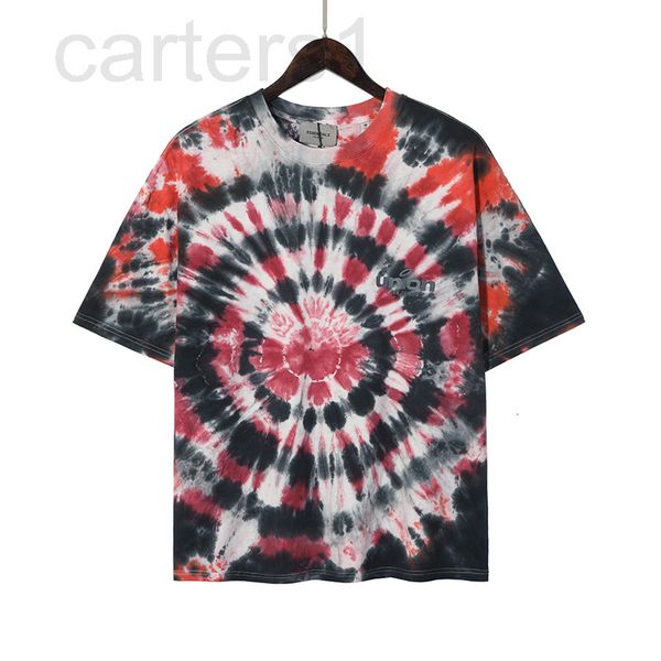 

men's t-shirts designer 2022 summer new fee of god co exclusive colorful tie dyed letter short sleeve t-shirt hyzm, White;black