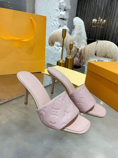 

fashion heeled sandals women thick soled slippers quality shoes luxurious atmosphere elegant classical slipper size 36-41, Black