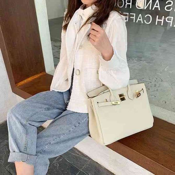 

luxury h handbags fashion women heme hong kong df chao brand h women's bag 2023 solid color lychee pattern leather platinum messenger s