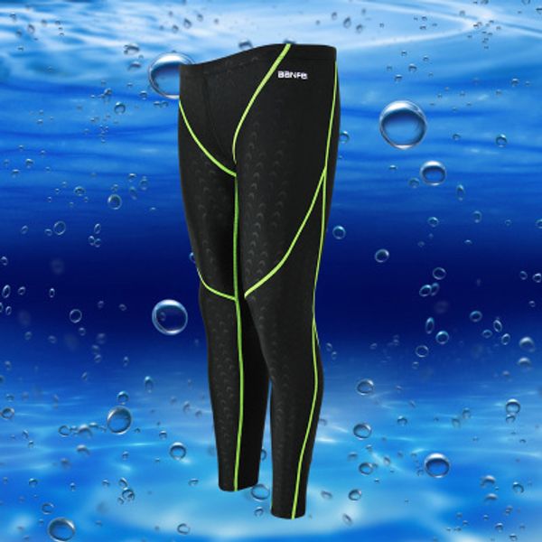 Herren-Badeanzug, Haifischhaut, wasserabweisend, Herren-Rennbadehose, lang, Sport, klassische Herren-Slips 220509