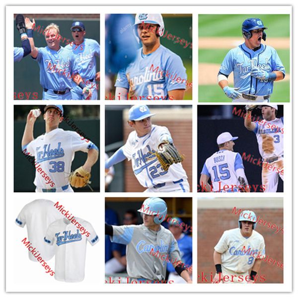 

custom unc north carolina tar heels stitched baseball jersey 4 brandon martorano jerseys 19 aaron sabato 5 ashton mcgee 1 danny serretti aus, Black