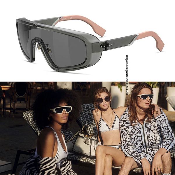 Sonnenbrille Top Qualität FF 0084 Randlose Linse UV-Schutz All-in-One Klassische Designer-Sonnenbrille Herren Damen Luxusmarke Originalverpackung