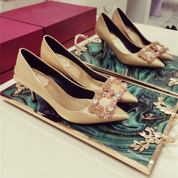 

sandals summer low pointed shallow mouth silk fashion women's shoes high heel thin snowflake single ivle, Black