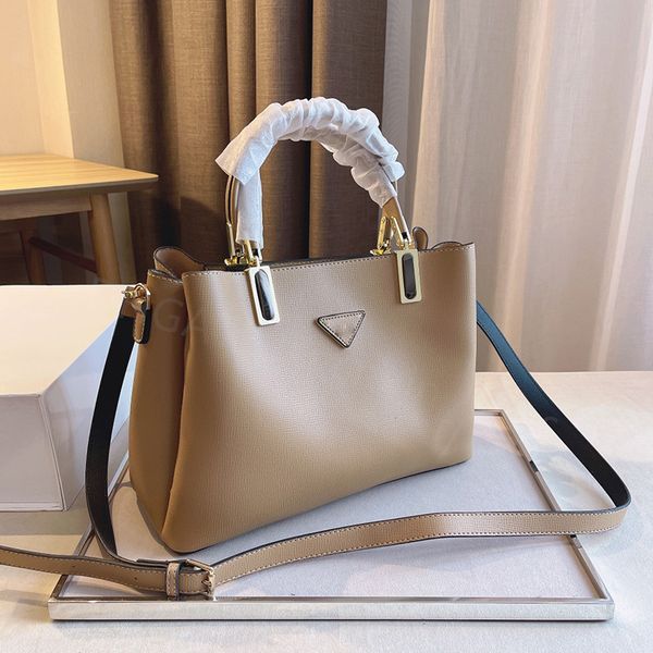 

shoulder shopping tote luxury designer 2022 classic cross body bag cowhide pu retro double handle zipper bags women fashion handbag totes hi