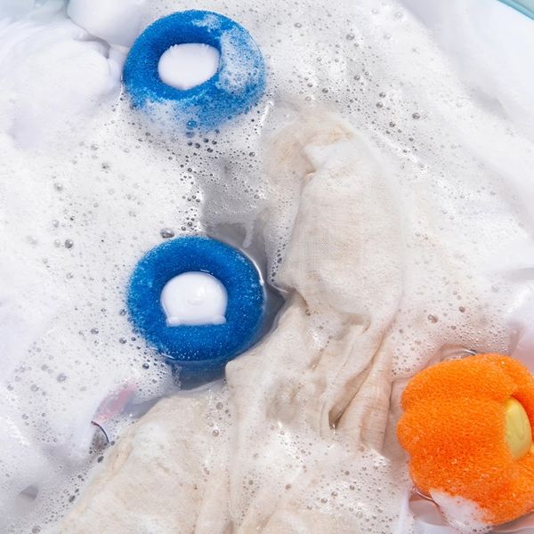 Süblimasyon Çamaşırları Ürünleri Sihirli Çamaşırlar Topu Temizleme Çamaşır Makinesi Anti-Sargı Yapışkan Kıllar Temizleme Topları Saçları Kaldır Giyim Topu Koruyun