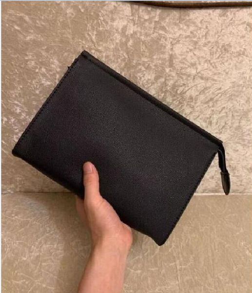 

luxurys designer waterproof cosmetic bag 26cm protection makeup clutch women pu leather travel toiletry pouch for woman with dust bags 777t5