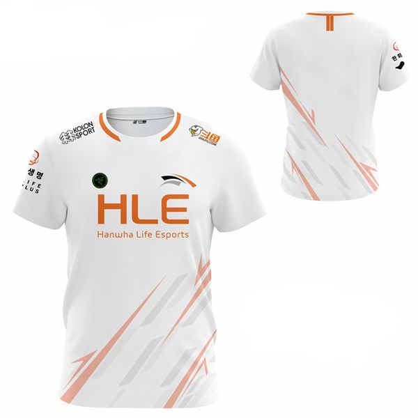 

kaus esport populer kaus pullover pendek bersirkulasi mode cetak digital 3d lengan pendek permainan kipas pesta musim semi 220613, White;black