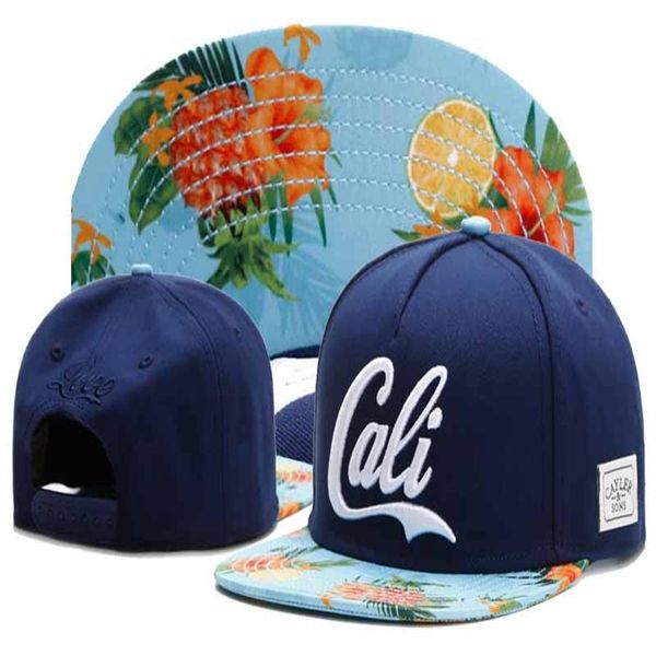 

2017 fashion cayler & sons caci leaf friut baseball snapback hats and caps for womens mens sun hat hip hop street sports gorras bo275v, Blue;gray