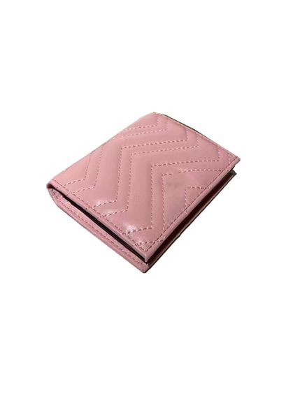 

wallet designer classic women's leather short credit card bag, Red;black