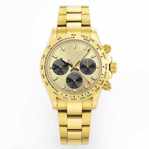 

automatic mens watch mechanical luxury multipurpose requin big yellow gold stainless steel case strap classic fusion bang nx, Slivery;brown