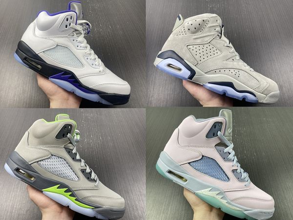 

jumpman 5 basketball shoes man sneakers easter green concord dm9014-003 dv0562-600