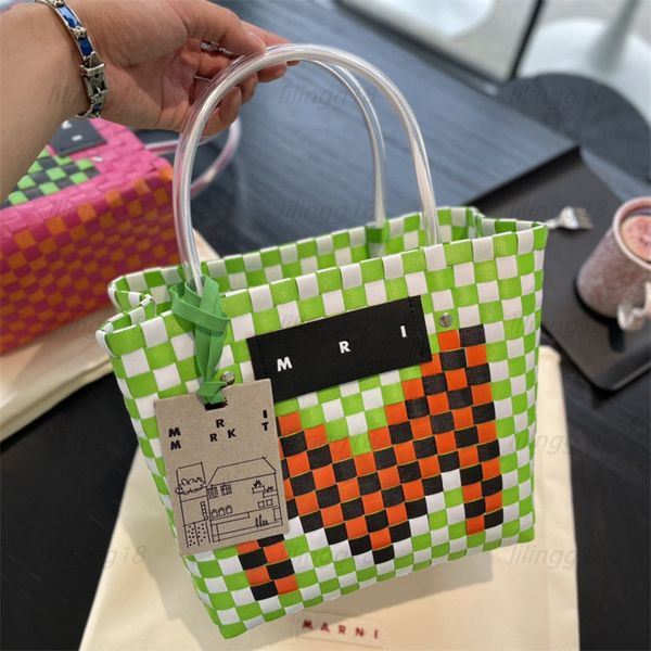

2022 new style vegetable basket portable plastic vegetable basket woven bag online red portables beach