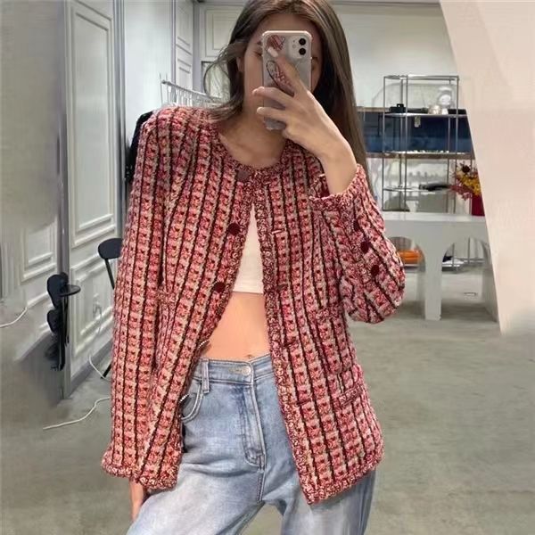 

women's jackets designer new fashion tweed coat autumn winter mother's day gift valentine's birthday thanksgiving christmas g, Black;brown