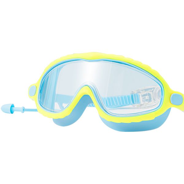 

waterproof and anti corrective swim goggles fog hd diving goggles transparent large frame professional swimming training equipment